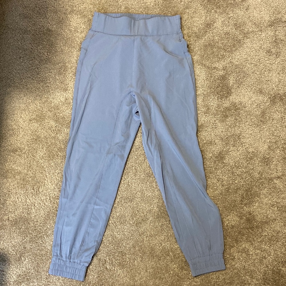 Halara High Waisted Joggers. Size: XS. Color: Silver (Light blue)